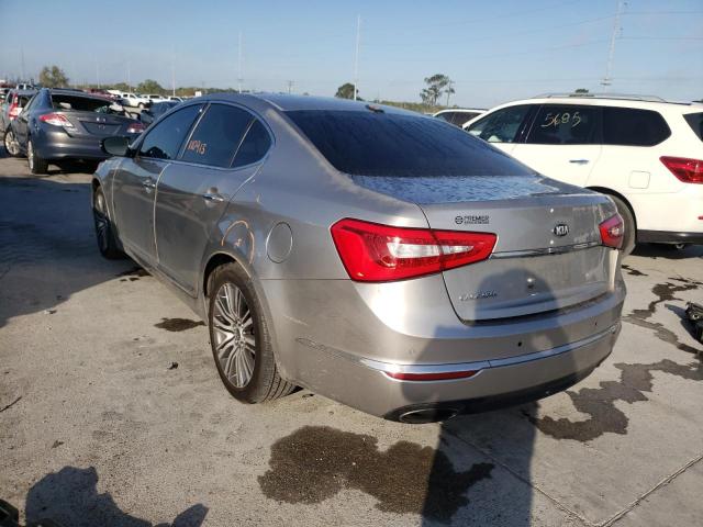 KNALN4D76E5132586 - 2014 KIA CADENZA PR SILVER photo 3