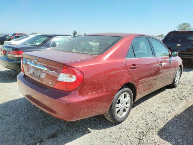 4T1BF32K04U065898 - 2004 TOYOTA CAMRY LE BURGUNDY photo 4