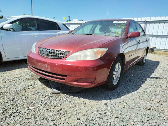 4T1BF32K04U065898 - 2004 TOYOTA CAMRY LE BURGUNDY photo 9