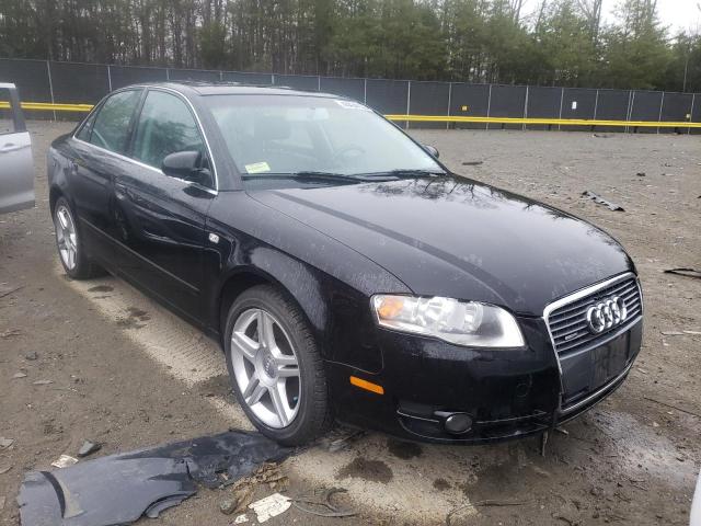 WAUDF78E77A171855 - 2007 AUDI A4 BLACK photo 1