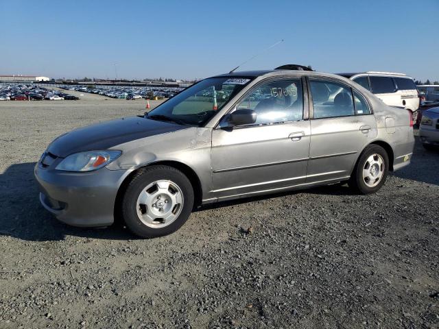 JHMES96694S005884 - 2004 HONDA CIVIC HYBR GRAY photo 1