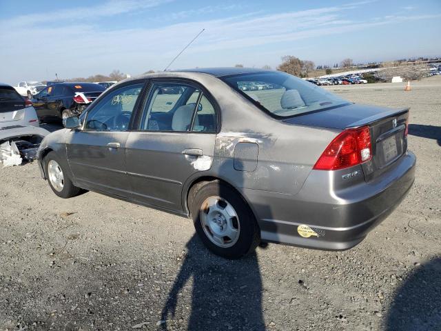 JHMES96694S005884 - 2004 HONDA CIVIC HYBR GRAY photo 2