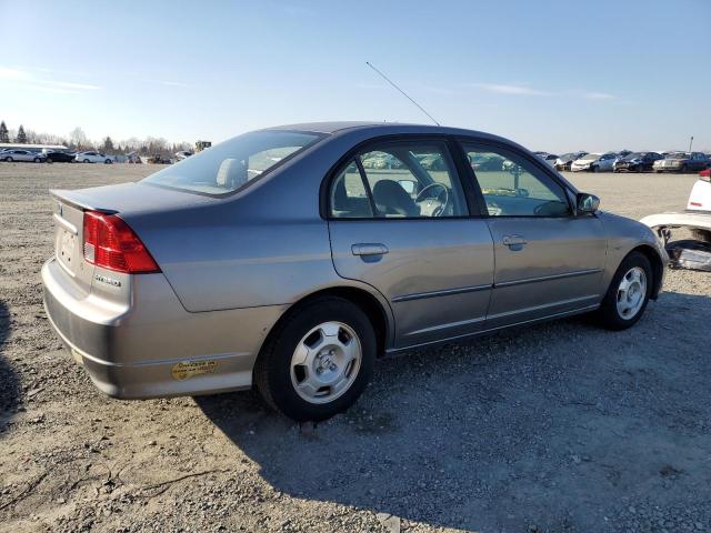 JHMES96694S005884 - 2004 HONDA CIVIC HYBR GRAY photo 3