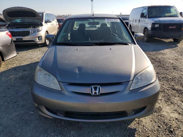 JHMES96694S005884 - 2004 HONDA CIVIC HYBR GRAY photo 5