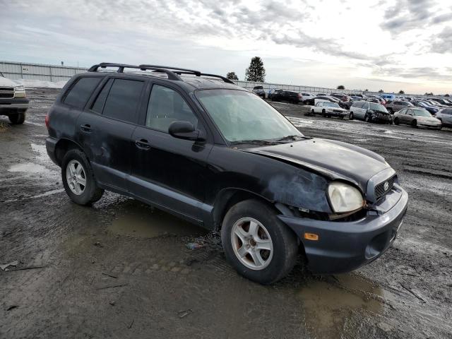 KM8SC13E54U610757 - 2004 HYUNDAI SANTA FE G BLACK photo 4