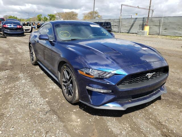 1FA6P8TH6J5172369 - 2018 FORD MUSTANG BLUE photo 1