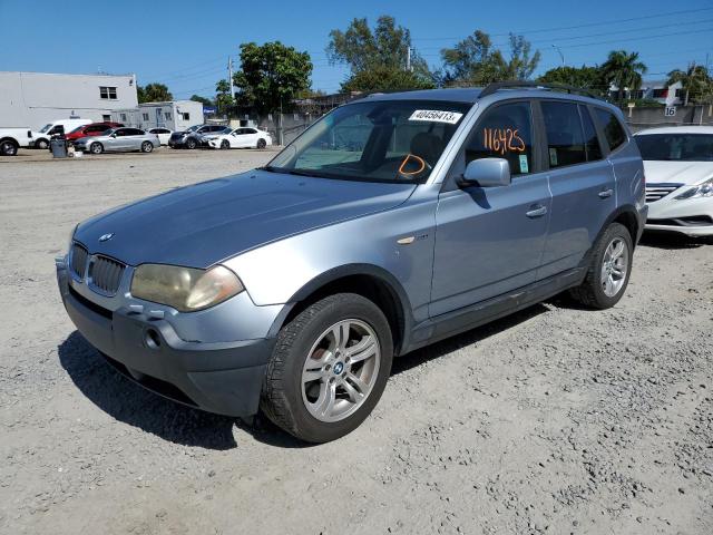 WBXPA93425WA32005 - 2005 BMW X3 BLUE photo 1