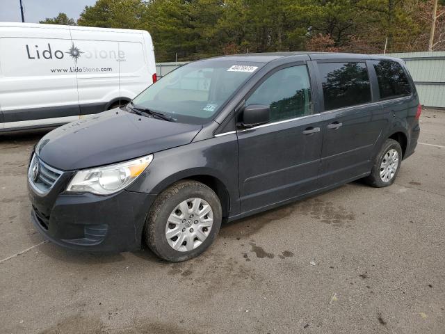 2C4RVAAG9CR355785 - 2012 VOLKSWAGEN ROUTAN S GRAY photo 1