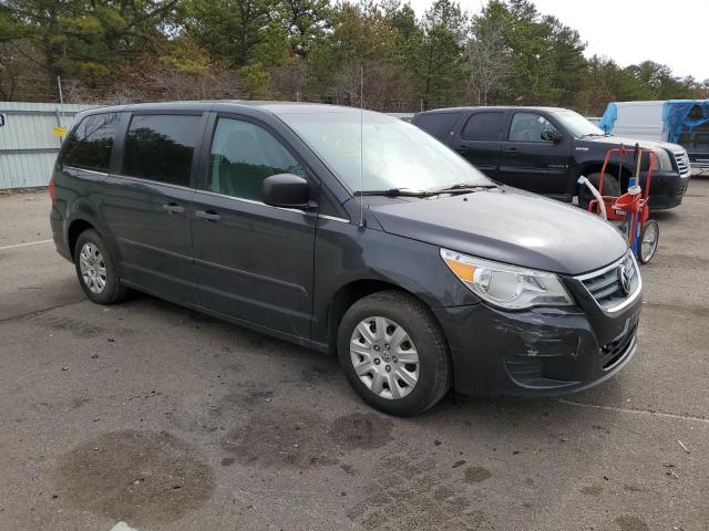 2C4RVAAG9CR355785 - 2012 VOLKSWAGEN ROUTAN S GRAY photo 4