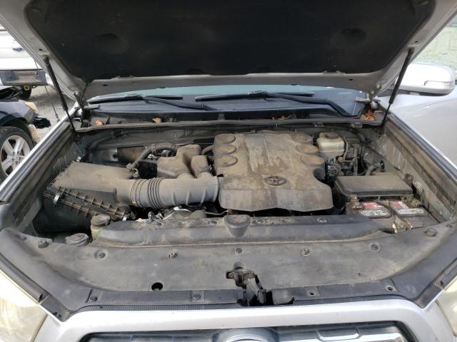 JTEBU5JR2A5004140 - 2010 TOYOTA 4RUNNER SR SILVER photo 11