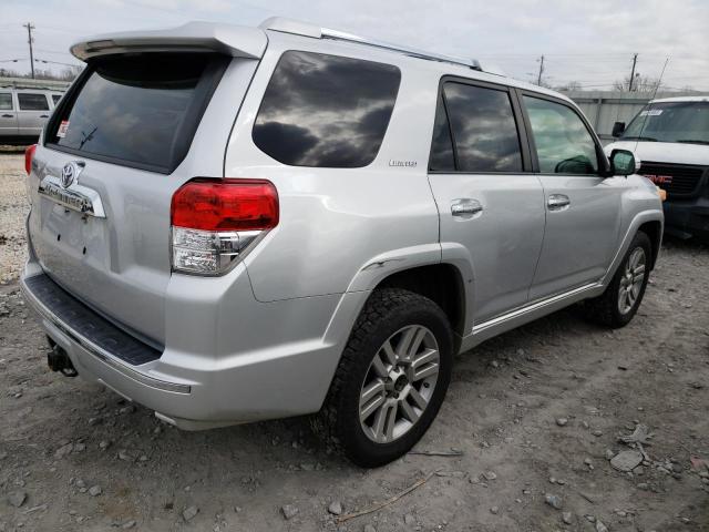 JTEBU5JR2A5004140 - 2010 TOYOTA 4RUNNER SR SILVER photo 3