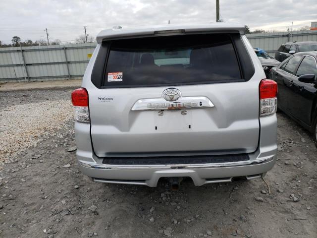 JTEBU5JR2A5004140 - 2010 TOYOTA 4RUNNER SR SILVER photo 6