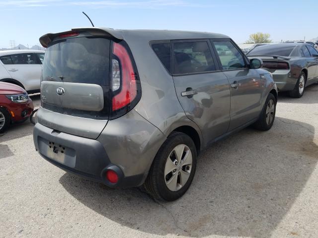 KNDJN2A20E7072560 - 2014 KIA SOUL CHARCOAL photo 4