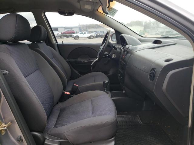 KL1TD56646B540370 - 2006 CHEVROLET AVEO BASE GRAY photo 5