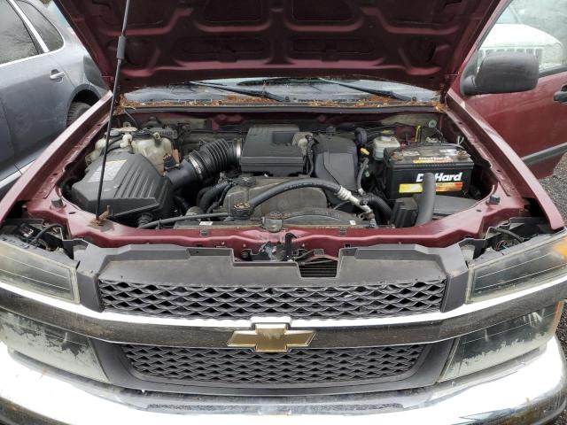 1GCDT19E978121201 - 2007 CHEVROLET COLORADO BURGUNDY photo 11