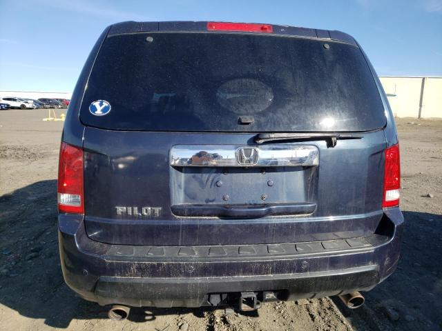 5FNYF48839B011592 - 2009 HONDA PILOT TOUR BLUE photo 6