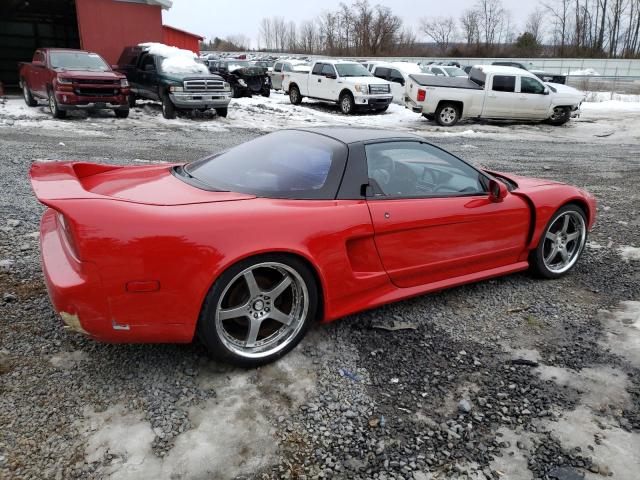 JH4NA1157MT002561 - 1991 ACURA NSX RED photo 3