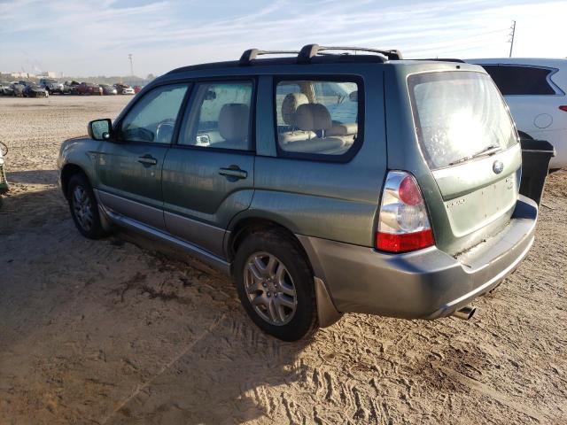 JF1SG67618H708469 - 2008 SUBARU FORESTER 2 GREEN photo 2
