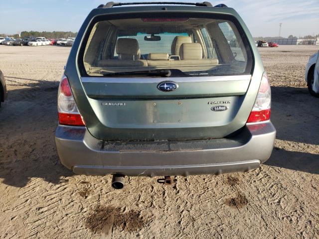 JF1SG67618H708469 - 2008 SUBARU FORESTER 2 GREEN photo 6