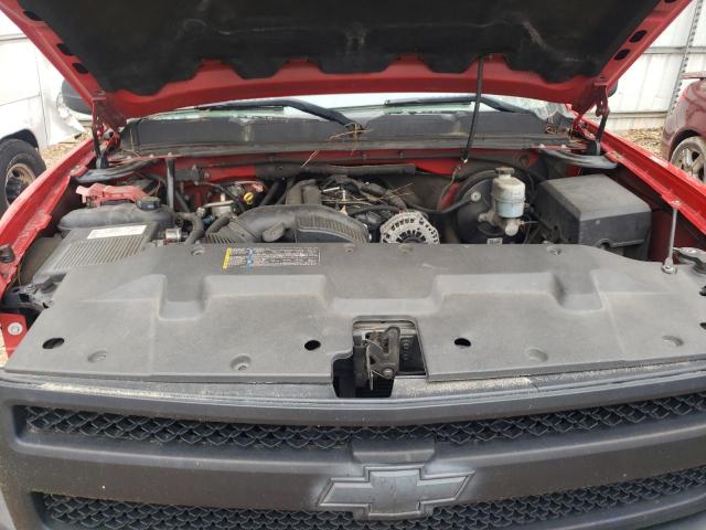 1GCEC19C87Z631763 - 2007 CHEVROLET SILVERADO RED photo 7