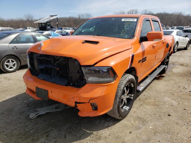 1C6RR7MT2FS685102 - 2015 RAM 1500 SPORT ORANGE photo 2