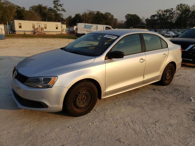 3VW2K7AJ0EM219769 - 2014 VOLKSWAGEN JETTA BASE 银色 照片 1