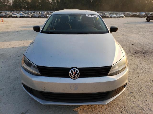 3VW2K7AJ0EM219769 - 2014 VOLKSWAGEN JETTA BASE 银色 照片 5