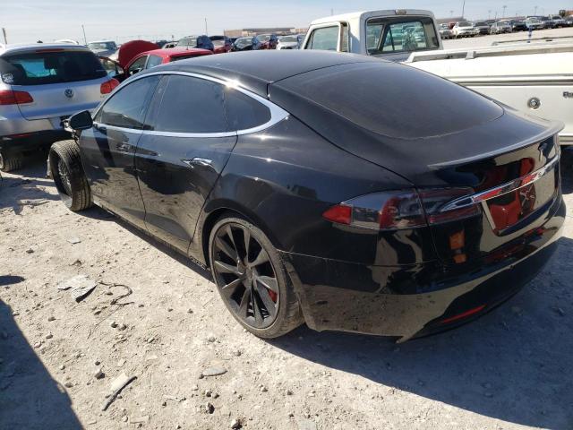 5YJSA1E46KF331936 - 2019 TESLA MODEL S Սև լուսանկար 2