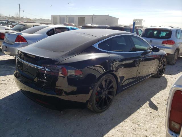 5YJSA1E46KF331936 - 2019 TESLA MODEL S Սև լուսանկար 3