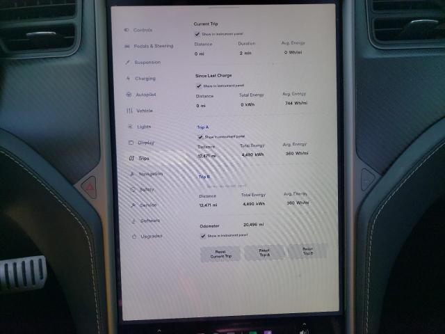 5YJSA1E46KF331936 - 2019 TESLA MODEL S Սև լուսանկար 9