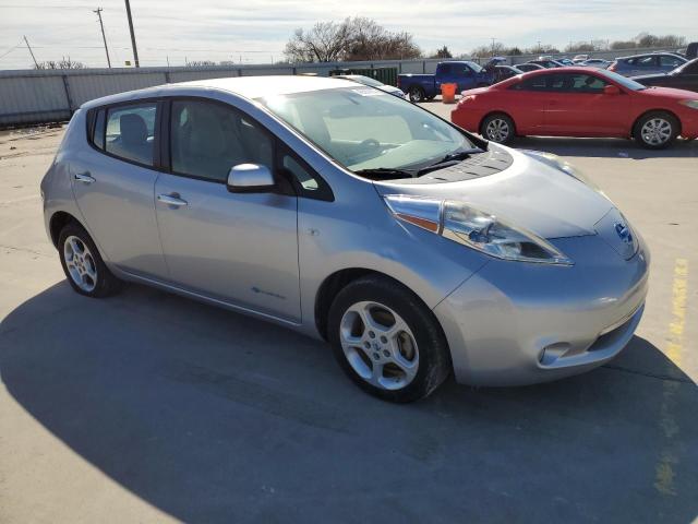 JN1AZ0CP5CT023105 - 2012 NISSAN LEAF SV SILVER photo 4