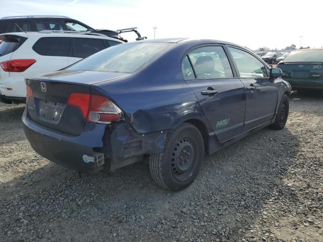 1HGFA46507L000902 - 2007 HONDA CIVIC GX BLUE photo 3