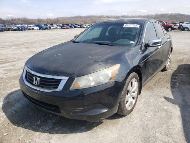 1HGCP26829A160911 - 2009 HONDA ACCORD EXL BLACK photo 2