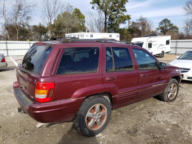 1J4GW58N43C560885 - 2003 JEEP CHEROKEE MAROON photo 4