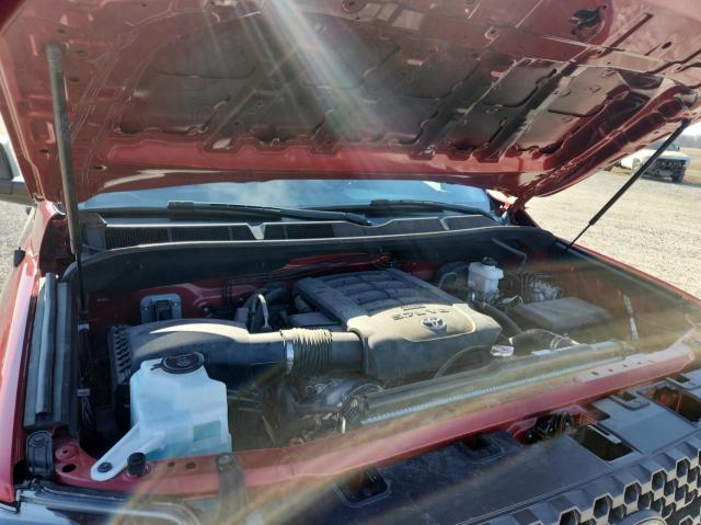 5TFDY5F18KX826001 - 2019 TOYOTA TUNDRA CRE RED photo 7