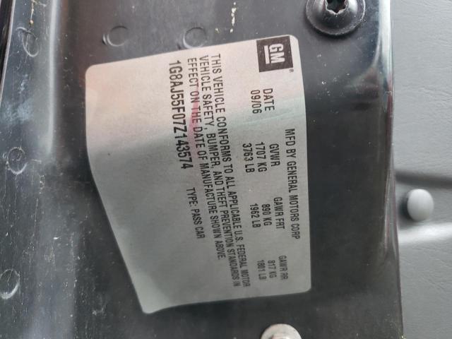 1G8AJ55F07Z143574 - 2007 SATURN ION LEVEL BURGUNDY photo 10