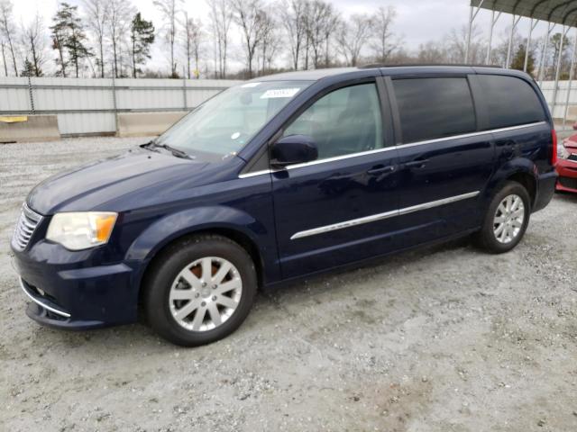 2C4RC1BG7ER324235 - 2014 CHRYSLER TOWN & COU BLUE photo 1