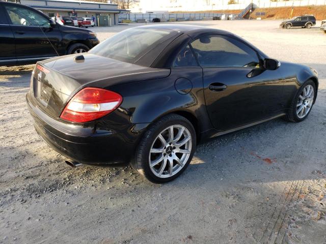 WDBWK56F65F054001 - 2005 MERCEDES-BENZ SLK 350 BLACK photo 3