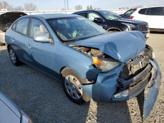 KMHDU46D07U108298 - 2007 HYUNDAI ELANTRA GL BLUE photo 4