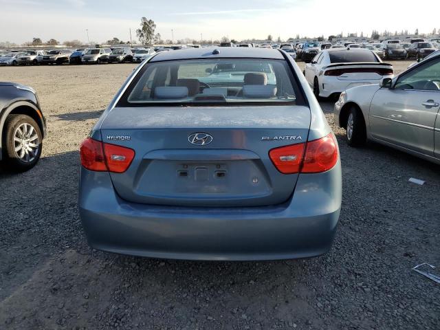 KMHDU46D07U108298 - 2007 HYUNDAI ELANTRA GL BLUE photo 6