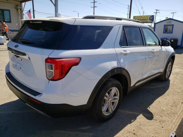 1FMSK7DH7LGD17843 - 2020 FORD EXPLORER X WHITE photo 3