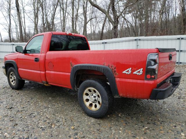 1GCEK14T95E211797 - 2005 CHEVROLET SILVERADO RED photo 2