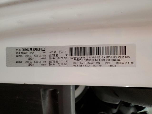 3C6URVJG4KE560590 - 2019 RAM PROMASTER 白色 照片 14