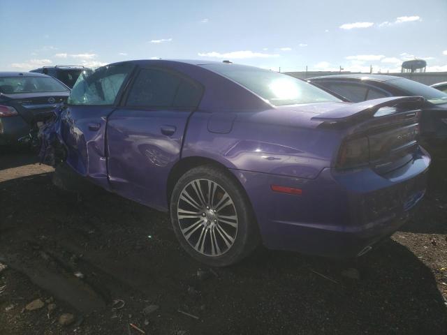 2C3CDXCT9EH134285 - 2014 DODGE CHARGER R/ PURPLE photo 2