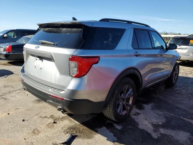 1FMSK7DH1MGB51238 - 2021 FORD EXPLORER X SILVER photo 3