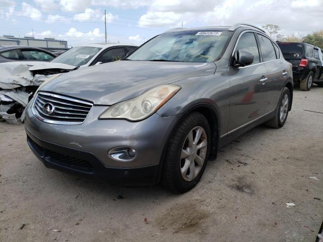 JNKAJ09E08M306358 - 2008 INFINITI EX35 BASE GRAY photo 1