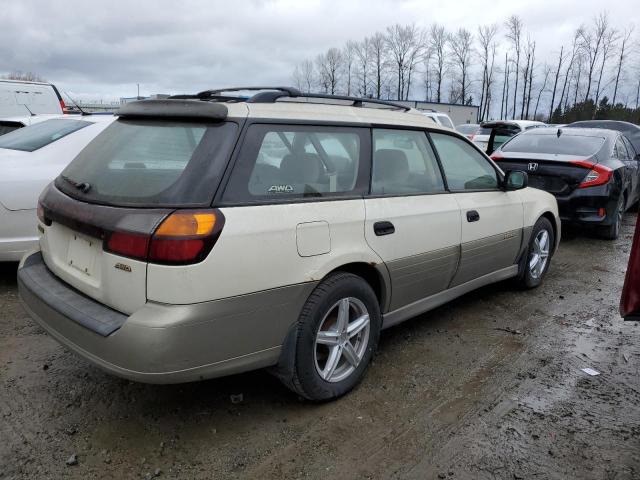 4S3BH675626630577 - 2002 SUBARU LEGACY OUT WHITE photo 3