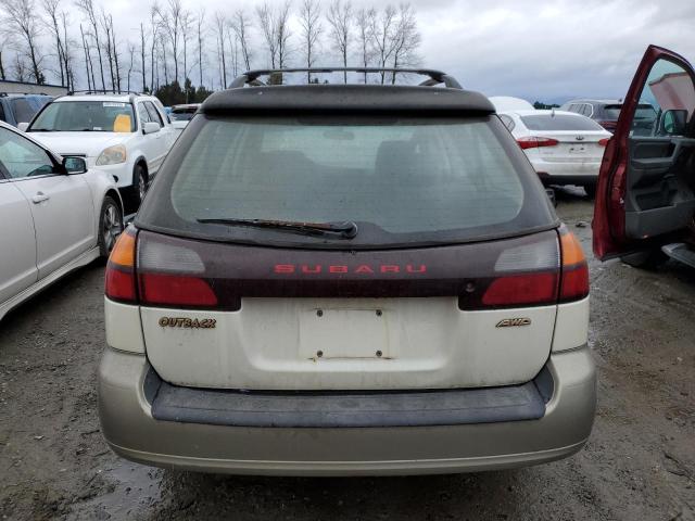 4S3BH675626630577 - 2002 SUBARU LEGACY OUT WHITE photo 6