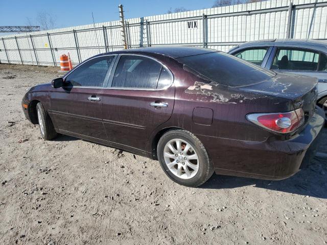 JTHBF30G525018925 - 2002 LEXUS ES 300 MAROON photo 2