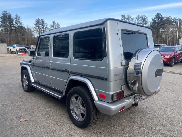 WDCYR49E02X130380 - 2002 MERCEDES-BENZ G 500 SILVER photo 3